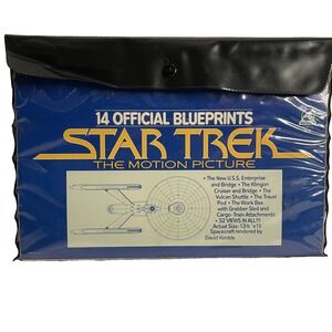 Star Trek: The Motion Picture  OFFICIAL 14 Enterprise BLUEPRINTS